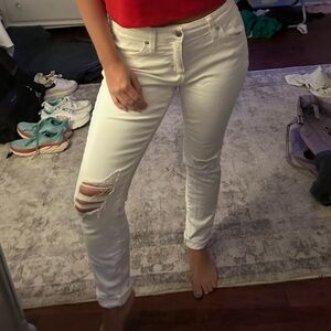 White jeans